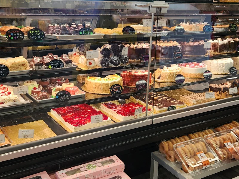 sweet bread inside a cabinet with doors